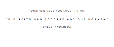  "Dormientibus Non Sucurrit IuS﷯ CALEB, ANDERSON 